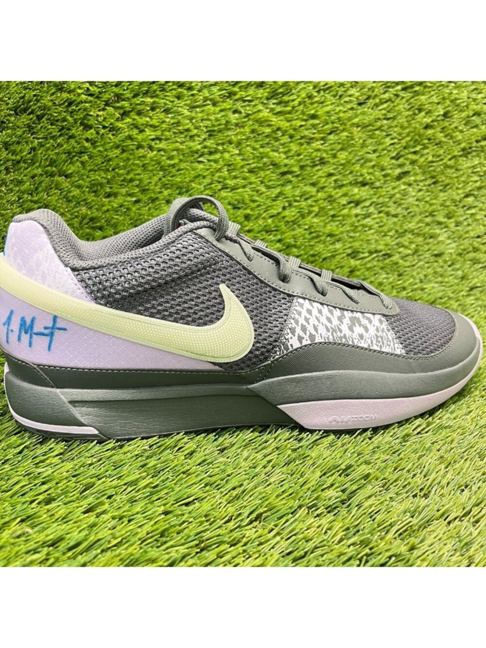 Nike Ja 1 Mens Size 11 Iron Gray Lilac Purple Athletic Basketball Shoes Sneakers